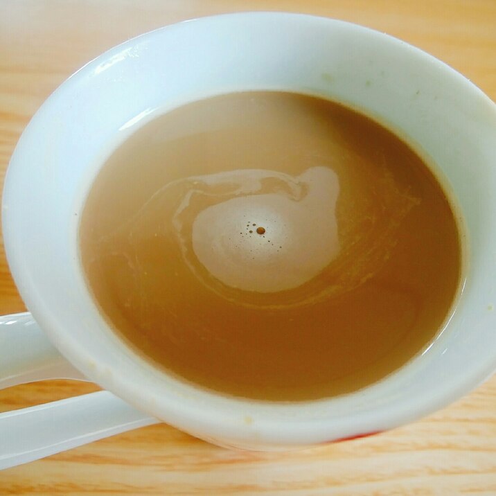 きな粉入りのカフェオレ